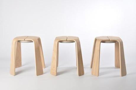 Bootcut Stools by Chris Hardy