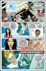Quantum and Woody #1 lettered interiors