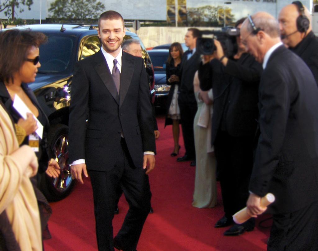 Justin Timberlake arriving at the 2007 Golden ...
