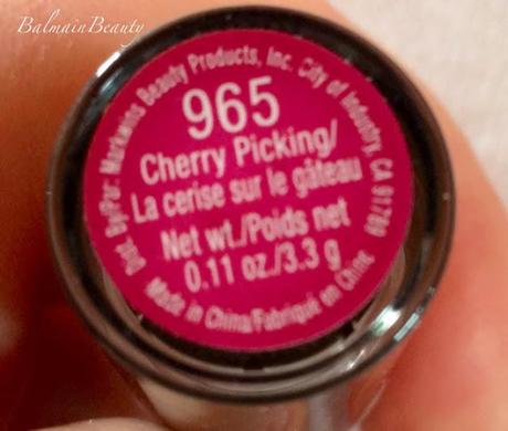 Wet N' Wild Think Pink and Cherry Picking Lipsticks