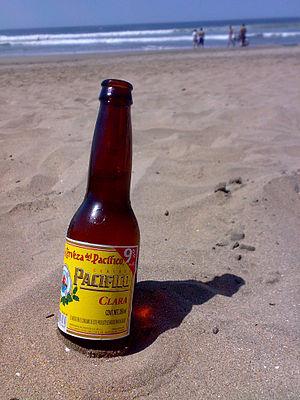 Cerveza Pacifico. Picture taken by me on the p...
