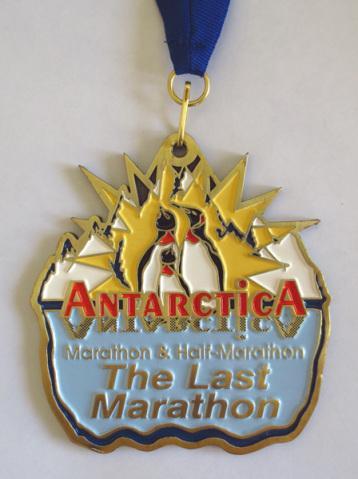 Antarctica Marathon medal (2013)