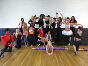 Clippers Cheerleaders Circus Themed Practice