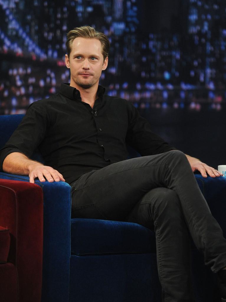 Alexander Skarsgard Jimmy Fallon 2013 Jamie McCarthy Getty 10