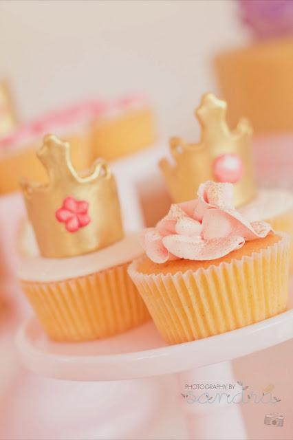 Pink Royal Princess Party for Milania's 1st Birthday by Natalie.