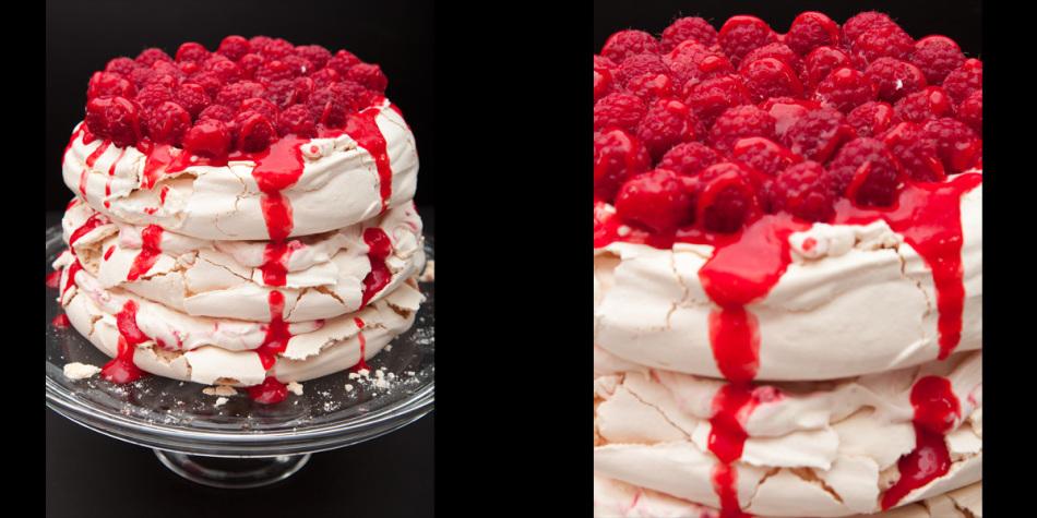 Meringue & berries cake 6