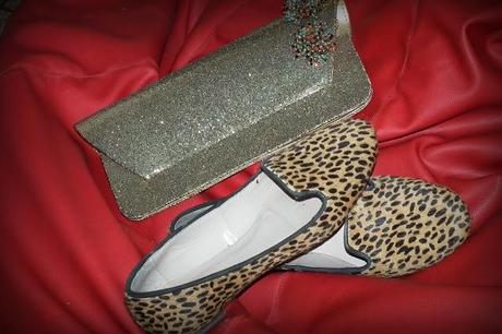 Preview | Golden Glitters and Leopard Print Zara Loafers