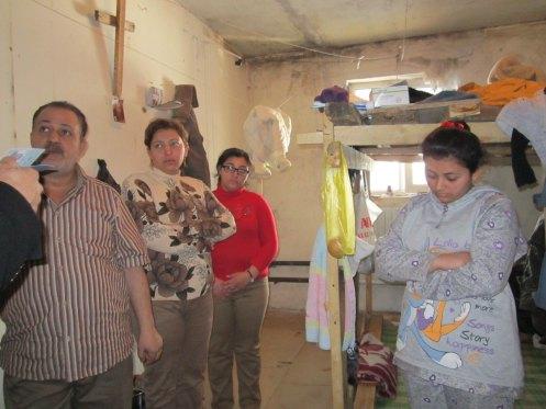 photo: Dmitry Pakhomov visited this Christian Egyptian family living in this room.
