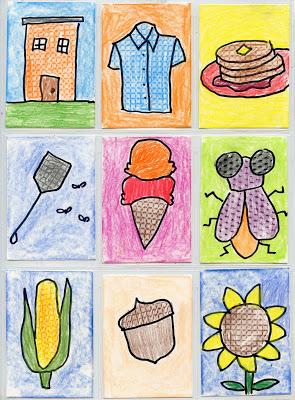 Art Trading Cards with Texture