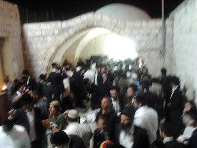 Last night's visit to Kever Yosef in Shchem