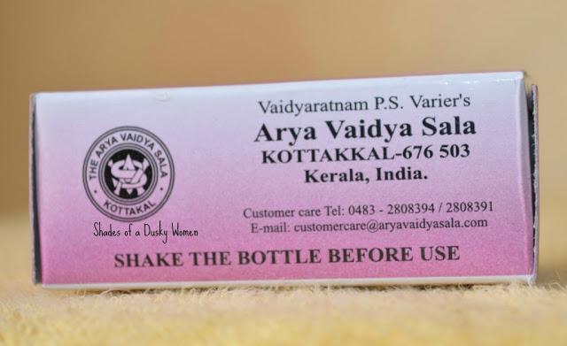 Saffron Extract/ Kunkumadi Thailam  from Arya Vaidya Sala, Kottakkal