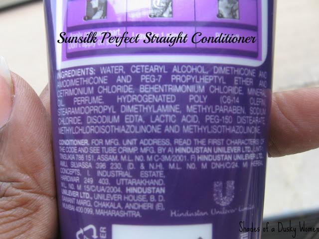 My FIR on Sunsilk Perfect Straight Shampoo & Conditioner