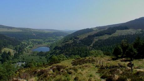 glendalough valley in the wicklow mountains - ireland