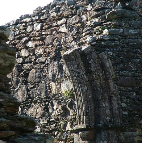 entrance to glendalough cathedral - ireland