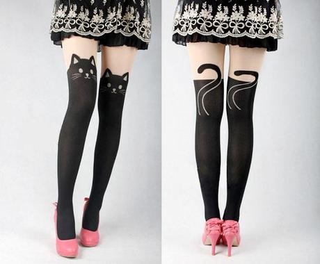 Unusually Fashionable: Sock Dresses, Cat Tights & French Fried Bikinis