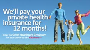 win 12 months Private Health Care paid for by 1st Available.com.au. 