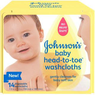 Enjoy Sweet Bathtime with Johnson’s Baby Head-to-Toe Washcloths