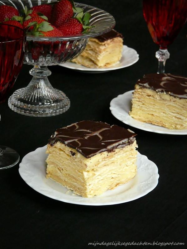 Napoleon Cake with Ganache / Торт Наполеон с Ганашем