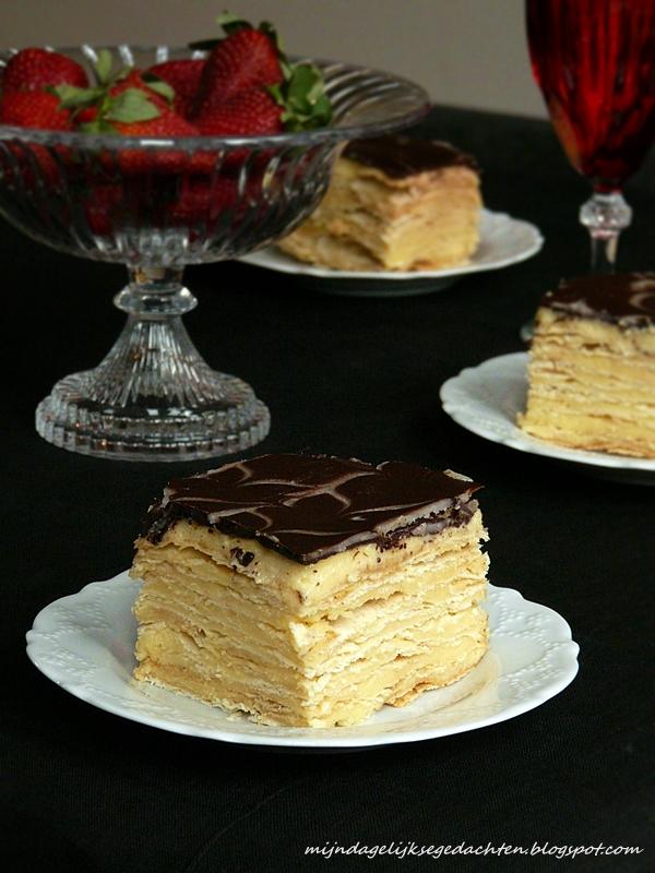 Napoleon Cake with Ganache / Торт Наполеон с Ганашем