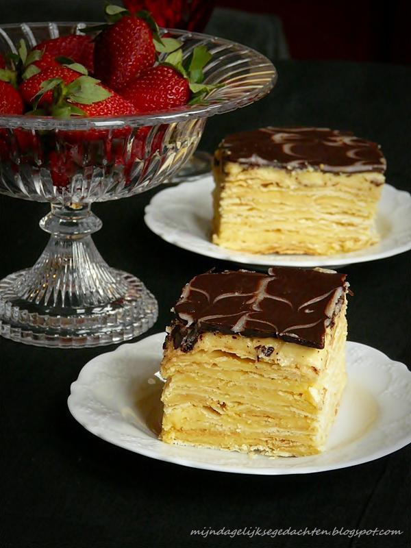 Napoleon Cake with Ganache / Торт Наполеон с Ганашем