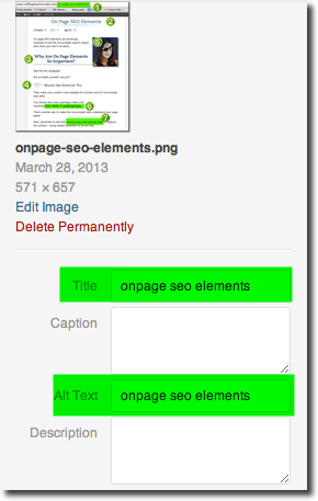 on page seo plugin alt image