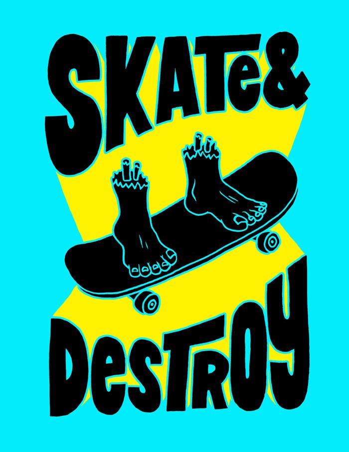 5/7: Skate & Destroy - Paperblog