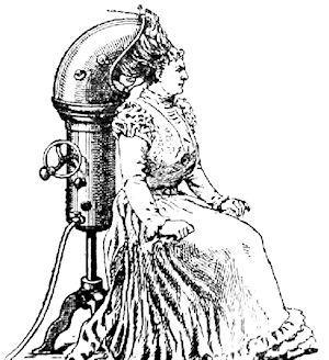 Sleek Vintage Salon Hair Dryers