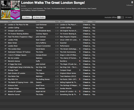You've Voted – Now Listen To the Playlist! Thanks To All Who Took Part in The Great London Songs Debate