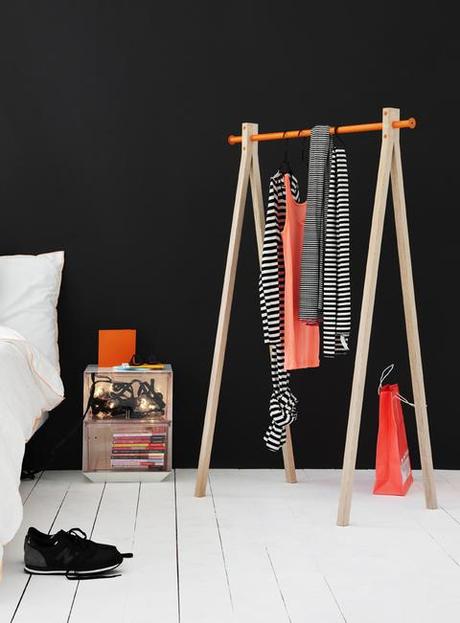 Nordic design company Nomess Copenhagen's simple yet effective clothes rack called Dress-Up