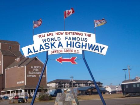 Alaska Canada Highway Road Trip Starting Point