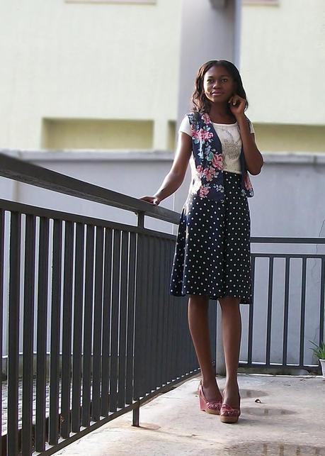 Mixing of Floral, White and Dots