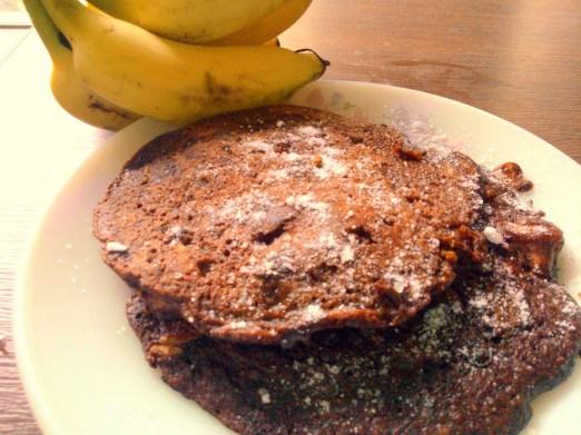 Chocolate & Banana Pancakes