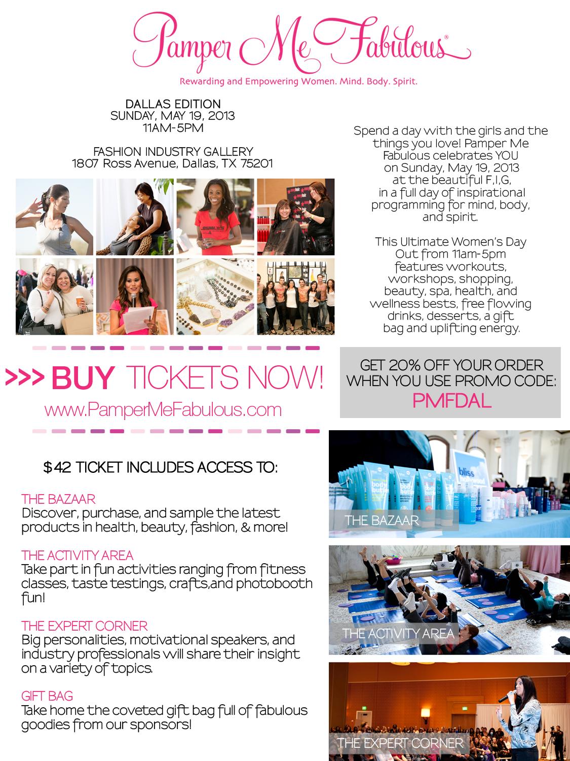 Join Me at Pamper Me Fabulous on May 19