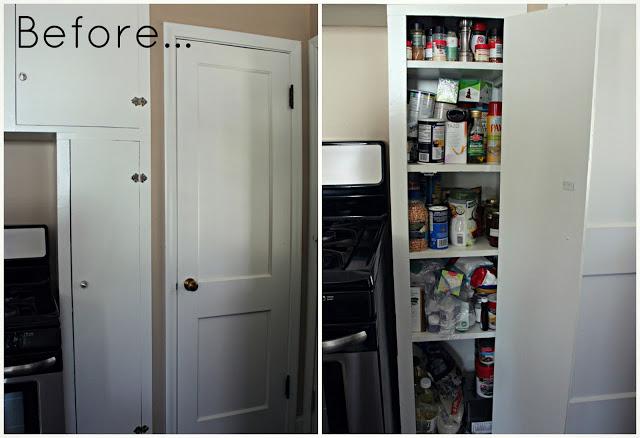 Pantry Reorganization + Chalkboard Door