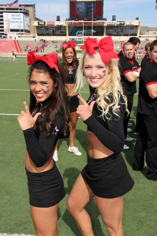 Texas Tech Cheerleader Want Your Guns Up!