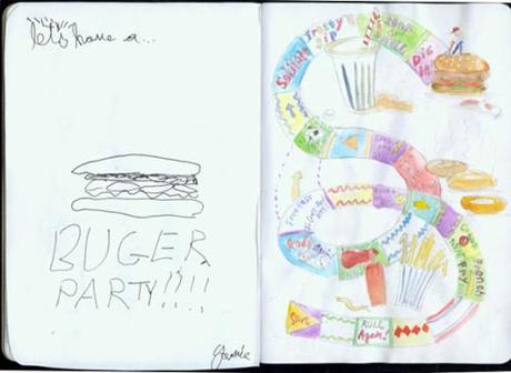 The Sketchbook Project and Cinco de Mayo Whole Fruit Margaritas Burger Party!