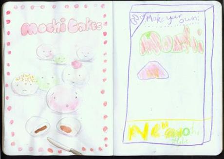 The Sketchbook Project and Cinco de Mayo Whole Fruit Margaritas Mochi Cakes