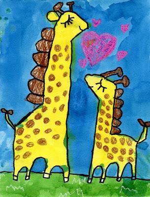 Mother’s Day Giraffe Painting