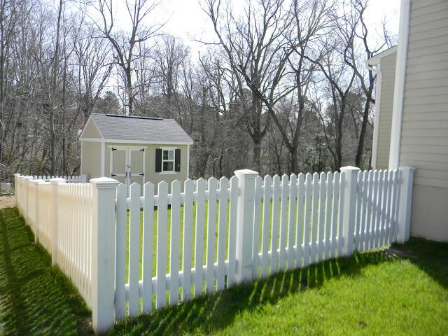 Shed and Fence Completed!!