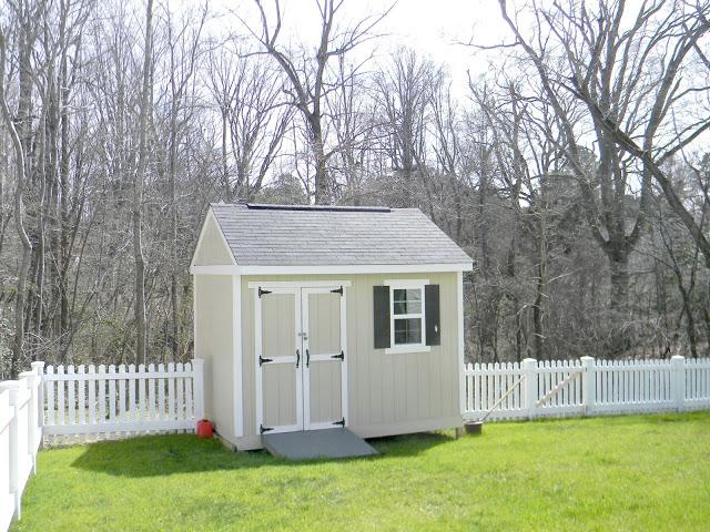 Shed and Fence Completed!!