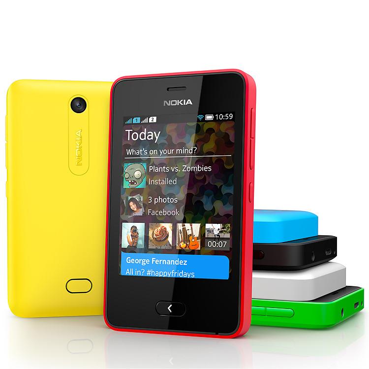 Nokia Asha 501 Dual SIM design