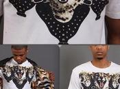Parris Cheetah Head T-shirt ($55) Short Sleeve Fitted-fit...