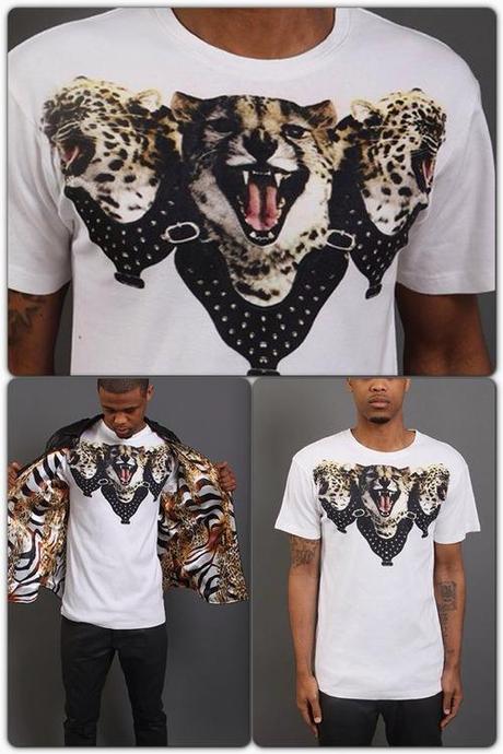 Von Parris Cheetah Head T-shirt ($55)
Short sleeve Fitted-fit...