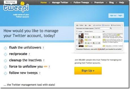 tweepi twitter tool