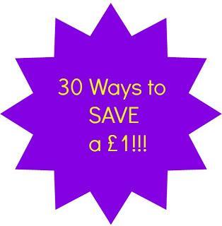 30 Ways to Save a Pound! - Money Saving Tips!