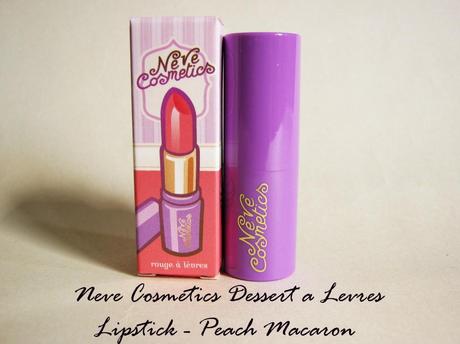 Neve Cosmetics - Dessert a Levres Lipstick in Peach Macaron
