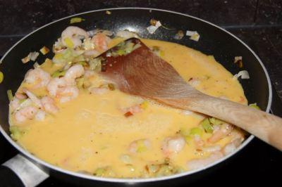 Prawn Scrambled Eggs 