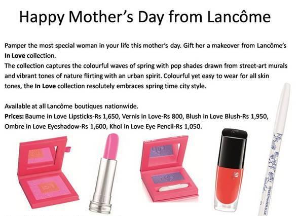 Celebrate Mother's Day with Lancôme's In Love collection