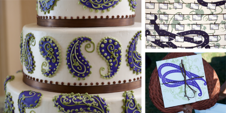 Obsessed with Paisley - rubber stamps, backpacks, sneakers and cakes