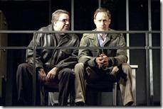 Terry Hamilton and Timothy Edward Kane in Blood and Gifts at TimeLine Theatre Chicago.